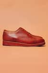 Buy_Dmodot_Brown Brogue Alto Bruno Capto Oxford Shoes _Online_at_Aza_Fashions