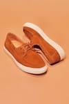 Shop_Dmodot_Brown Barco Tobacco Sneakers _at_Aza_Fashions