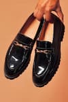 Dmodot_Black Moccasino Nero Loafers _Online_at_Aza_Fashions