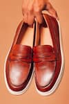 Dmodot_Brown Scarpo Marrone Loafers _Online_at_Aza_Fashions