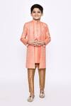 Buy_Arihant Rai Sinha_Orange Sherwani Champion And Banarasi Thread Work & Pyjama Set _Online_at_Aza_Fashions