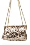 Buy_SG Collection by Sonia Gulrajani_Rose Gold Sequin Trish Glimmery Embellished Sling Bag _Online_at_Aza_Fashions