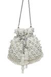 Buy_SG Collection by Sonia Gulrajani_Ivory Pearl Jumana And Bead Embellished Potli Bag _at_Aza_Fashions