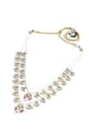 Buy_Curio Cottage_White Pearl Embellished Layered Rani Haar _Online_at_Aza_Fashions