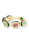 Buy_Curio Cottage_Multi Color Stone Ornate Hue Enamelled Bracelet _Online_at_Aza_Fashions