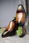 Buy_Fellmonger_Brown Ombre Leather Loafers _at_Aza_Fashions