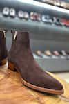 FELLMONGER_Brown Classic Cowboy Zip Boots _at_Aza_Fashions