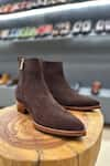 Buy_FELLMONGER_Brown Classic Cowboy Zip Boots _Online