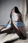 Buy_FELLMONGER_Grey Mirror Glossed Derby Shoes _at_Aza_Fashions