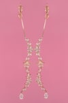 Buy_MAALICIOUS JEWELRY_Gold Plated Zirconia Embellished Creeper _Online_at_Aza_Fashions