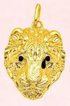 Shop_MAALICIOUS JEWELRY_Gold Plated Huli Tiger Pendant _at_Aza_Fashions