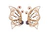 Buy_MAALICIOUS JEWELRY_Gold Plated Zirconia Butterfly Wings Earcuff _Online_at_Aza_Fashions