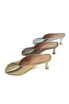 Buy_ELLEGANTI_Gold Malkin Mule Calf Leather Heels 