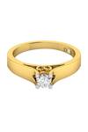 Shop_Divine Solitaires_Yellow Imitation Diamonds 18kt Gold Queen Bejewelled Ring_at_Aza_Fashions