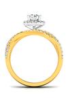 Buy_Divine Solitaires_Yellow Diamonds 18kt Gold Halo Solitaire Wave Ring_Online_at_Aza_Fashions