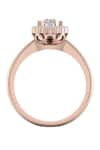 Buy_Divine Solitaires_Rose Gold Diamond Embellished Ring _Online_at_Aza_Fashions