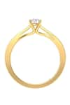 Buy_Divine Solitaires_Yellow Diamond 18kt Gold Studded Ring _Online_at_Aza_Fashions