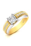 Buy_Divine Solitaires_Yellow Diamond 18kt Gold Ring _at_Aza_Fashions