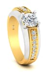 Divine Solitaires_Yellow Diamond 18kt Gold Ring _Online_at_Aza_Fashions