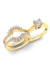 Buy_Divine Solitaires_Yellow Diamond 18kt Gold Ring _at_Aza_Fashions