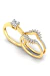 Divine Solitaires_Yellow Diamond 18kt Gold Ring _Online_at_Aza_Fashions