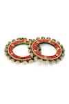 Shop_Ruby Raang_Multi Color Kundan Meenakari Work Bangles - Set Of 2 _Online_at_Aza_Fashions