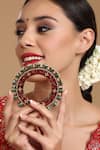 Buy_Ruby Raang_Multi Color Kundan Meenakari Work Bangle - Single Pc _at_Aza_Fashions