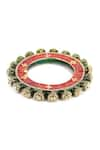 Buy_Ruby Raang_Multi Color Kundan Meenakari Work Bangle - Single Pc _Online_at_Aza_Fashions