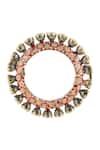 Ruby Raang_Multi Color Kundan Meenakari Work Pearl Embellished Bangle - Single Pc _Online_at_Aza_Fashions