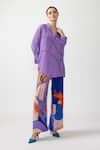 Shop_Nautanky_Purple Natural Crepe Printed Abstract Collar Eon Shirt With Pant _Online_at_Aza_Fashions