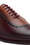 IVRAH_Brown Peter Leather Derby Shoes _Online_at_Aza_Fashions