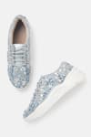 Buy_ZORI WORLD_Blue Embroidered Jodhpur Ayat Zari Sneakers _at_Aza_Fashions