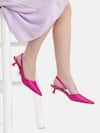 Buy_ZORI WORLD_Pink Solid Betty Pointed Toe Kitten Heels _at_Aza_Fashions