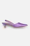 Shop_ZORI WORLD_Purple Solid Veronica Kitten Heels _at_Aza_Fashions