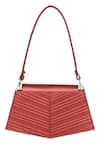 Buy_ADISEE_Red Eve Cord Embossed Bag 