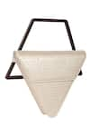 ADISEE_Ivory Jade Inverted Triangle Handbag _Online