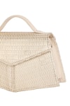 ADISEE_Gold Kendal Textured Bag _at_Aza_Fashions