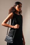 Buy_ADISEE_Black Kendal Textured Handbag _at_Aza_Fashions