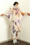Shop_OFRIDA_Multi Color Muslin Silk Blend Print Abstract Collar Nargis Watercolor Shirt _Online_at_Aza_Fashions