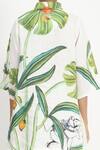 Buy_Satya Paul_Ivory Linen Printed Floral Shirt Collar Two Tunic 