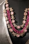 Shop_Amaara Jewels_Pink Stones Victorian Ornamentation Necklace Set