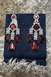 Buy_Amaara Jewels_Silver Plated Zircon Stone Embellished Earrings _at_Aza_Fashions