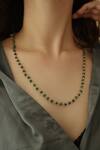 Buy_Do Taara_Green Stone Embellished Chain _at_Aza_Fashions