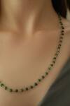 Do Taara_Green Stone Embellished Chain _Online_at_Aza_Fashions