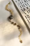 Shop_Do Taara_Grey Onyx Stone Embellished Bracelet _at_Aza_Fashions