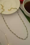 Do Taara_Blue Onyx Pearl And Stone Embellished Chain _Online_at_Aza_Fashions