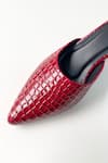 Shop_Urbansway_Red Cherry Pop Textured Mule Heels _Online_at_Aza_Fashions