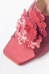 Shop_Urbansway_Maroon Sequin Rosie Vegan Leather Open Toe Heels _Online_at_Aza_Fashions