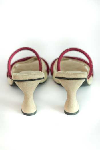 Buy_Sana K luxurious Footwear_Beige Rhinestones Alaya Embellished Heels _Online_at_Aza_Fashions