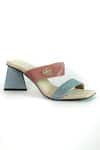 Sana K luxurious Footwear_Blue Dual Tone Strap Heels _at_Aza_Fashions